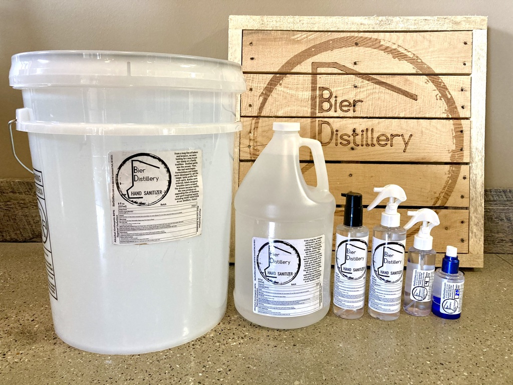 Hand Sanitizer Bier Distillery